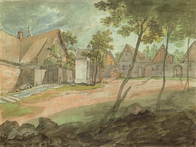 Sankt Georgen, Aquarell, 1825
