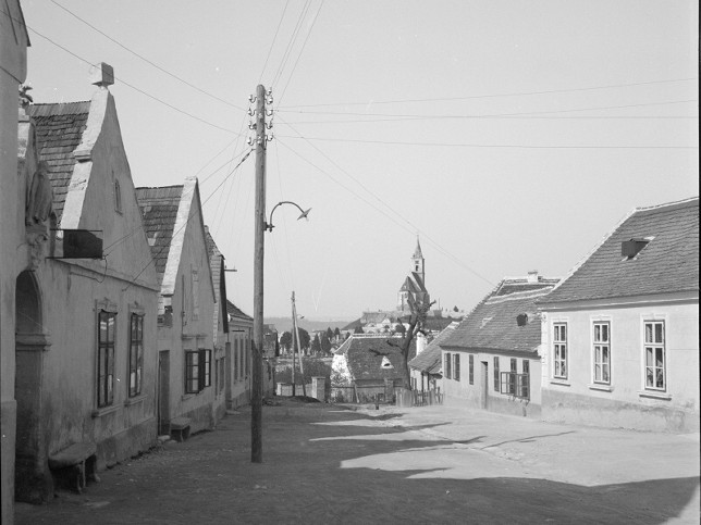 Eisenstadt-Oberberg, Blick auf Oberberg, um 1935